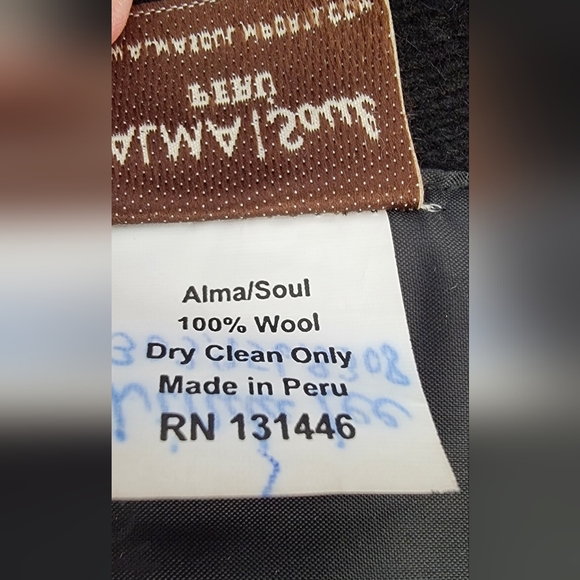 Alma Soul Black Floral Embroidered & Wool Crossbody Bag - Picture 11 of 11